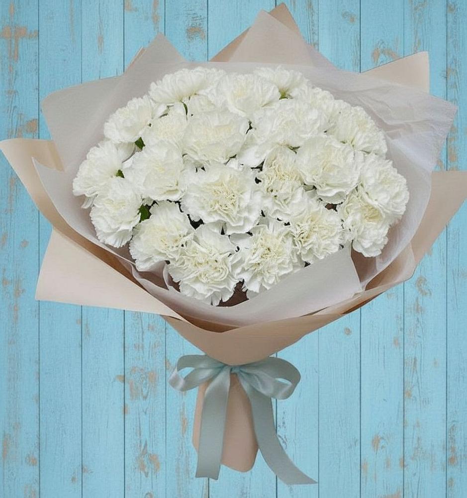 Букет цветов из: Гвоздики в Заветном