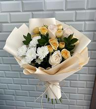 Букет цветов из:  Розы и Хризантемы в Заветном