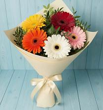 Букет цветов из:  Герберы в Заветном