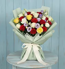 Букет цветов из:  Розы #REPLACE_PRED# Заветном