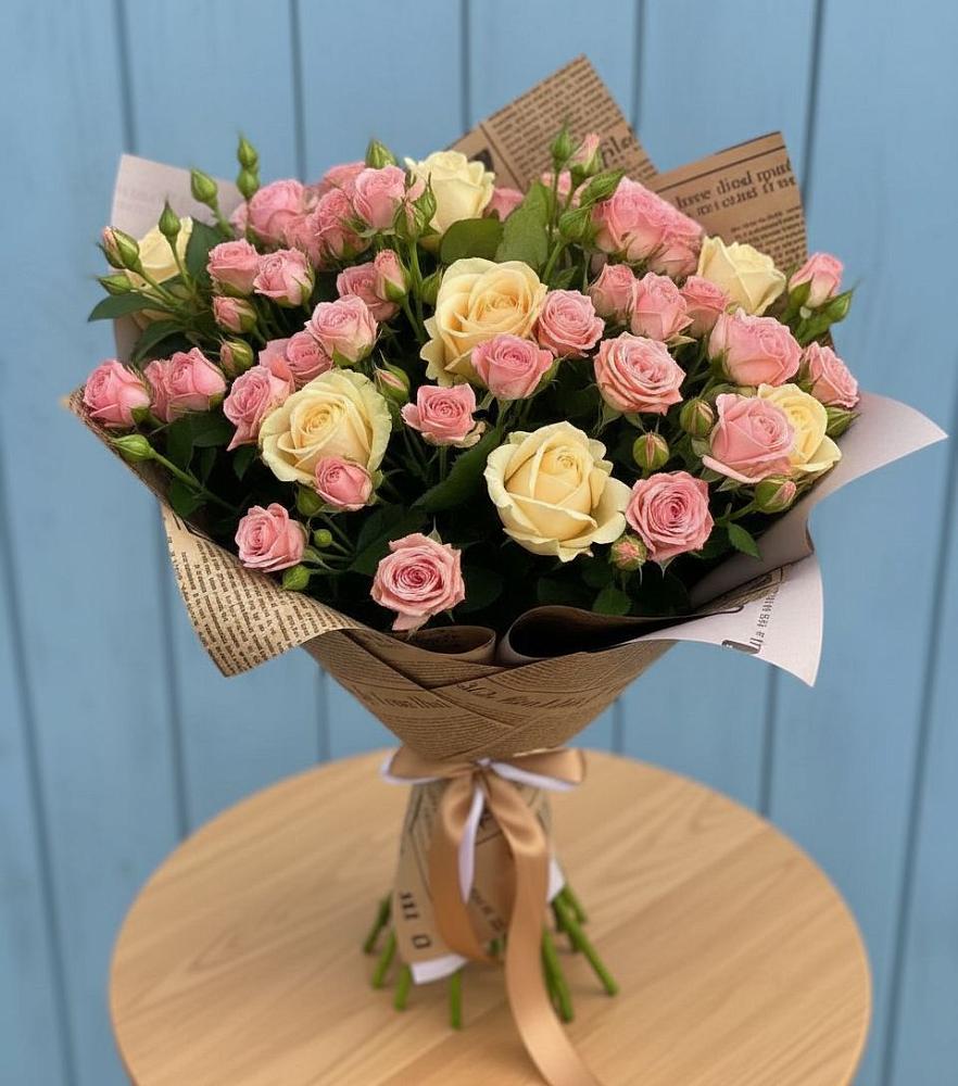 Букет цветов из: Розы в Заветном