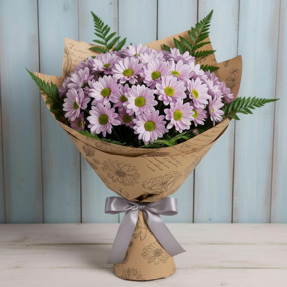 Букет цветов из: Хризантемы в Заветном
