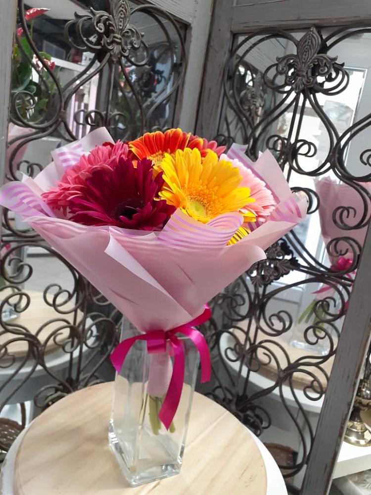 Букет цветов из: Герберы в Заветном