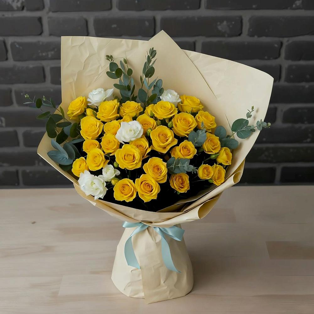 Букет цветов из: Розы в Заветном