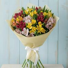 Букет цветов из:  Альстромерии в Заветном