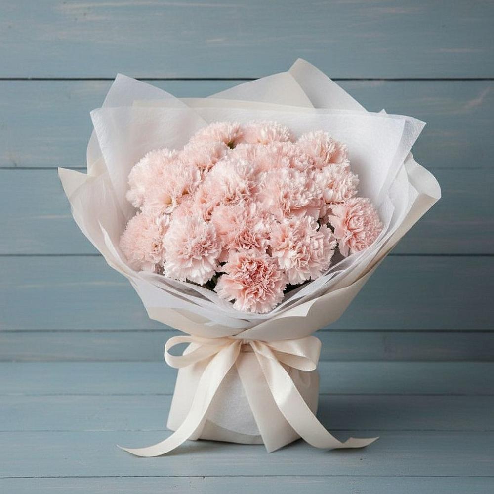 Букет цветов из: Гвоздики в Заветном